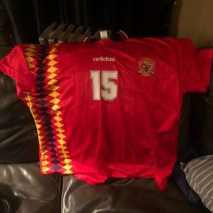 Adidas Spain soccer jersey size 2xl..brand new